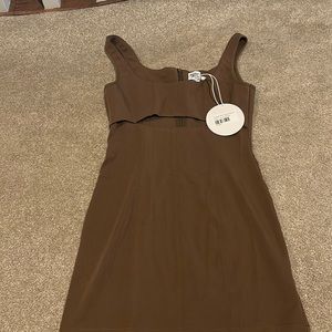 Brown princess polly dress